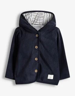 Sweatjacke - Fleece - dunkelblau