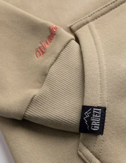 Sweatjacke - Print - hellgrün