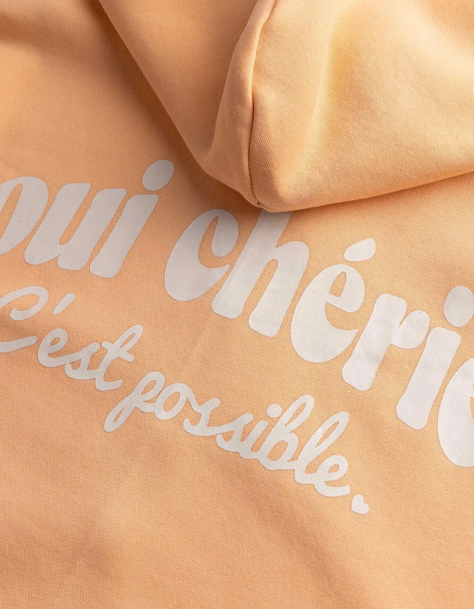 Sweatjacke - Print - orange