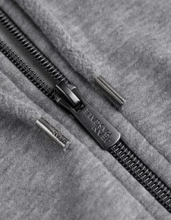 Sweatjacke - Regular Fit - grau