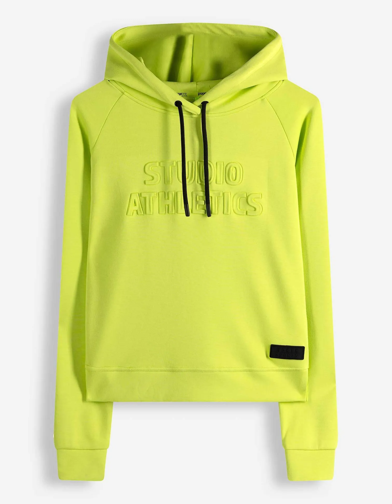 Sweatshirt - 3D-Applikation - hellgrün
