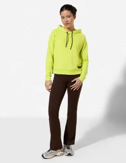 Sweatshirt - 3D-Applikation - hellgrün