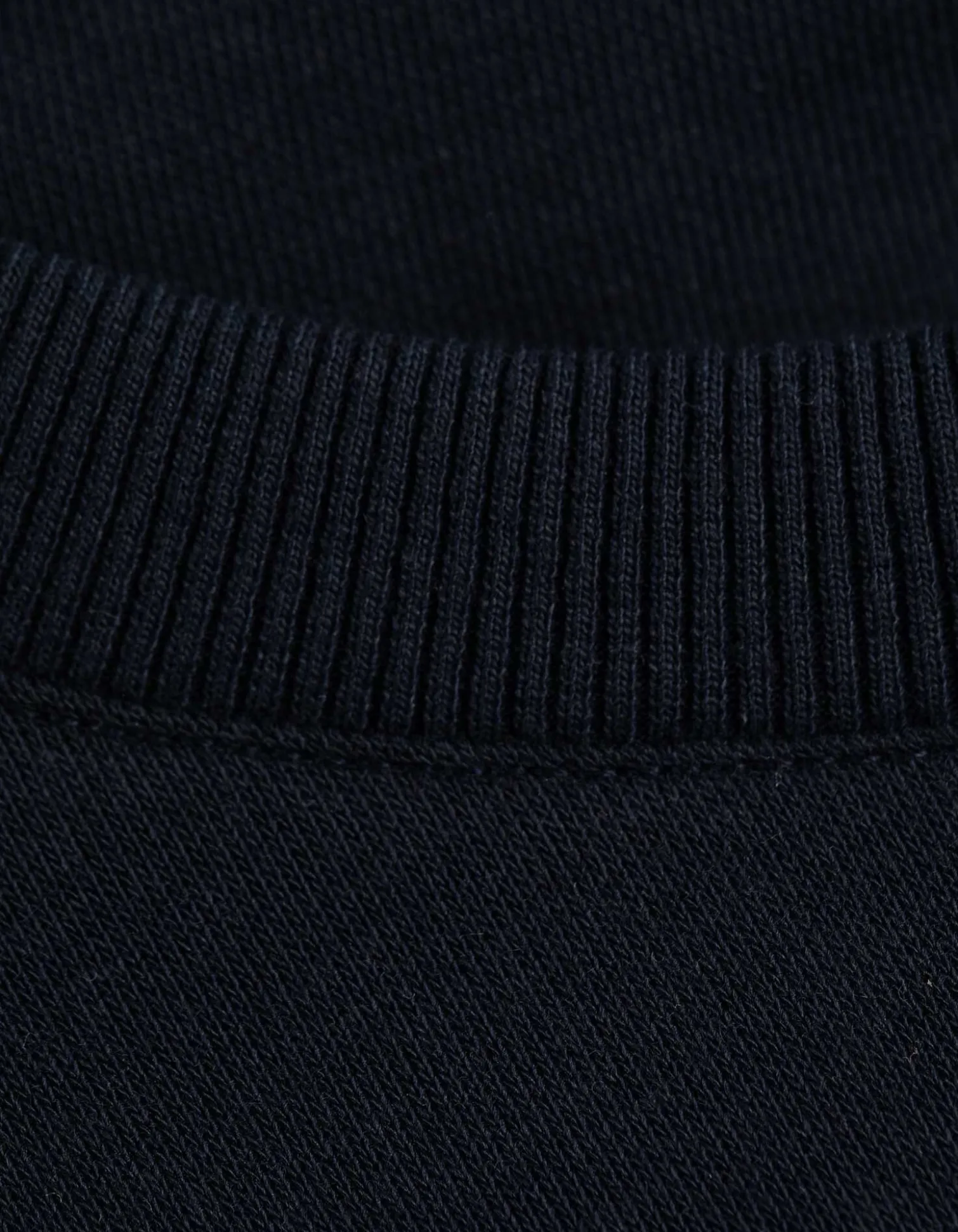 Sweatshirt - einfarbig - dunkelblau