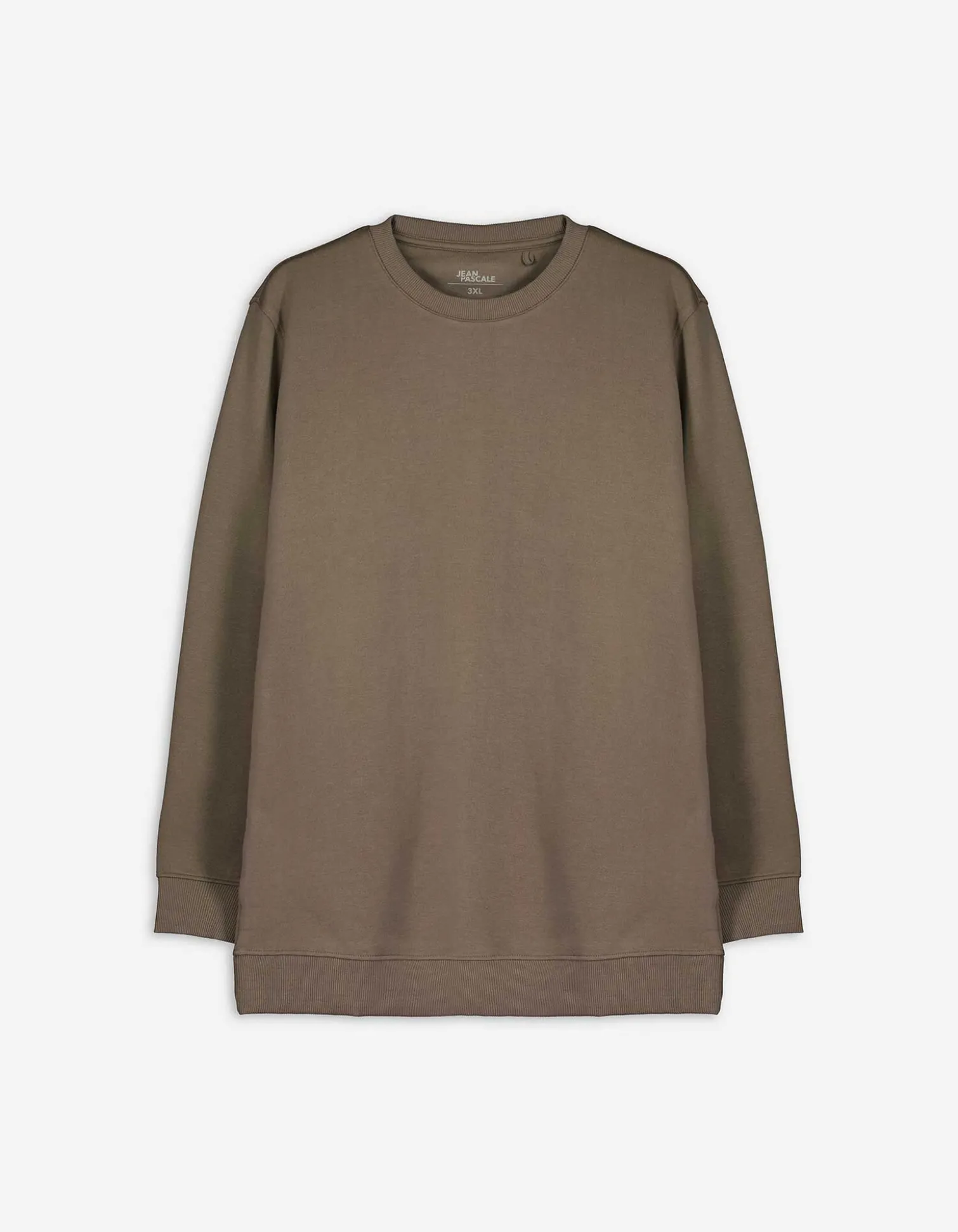 Sweatshirt - einfarbig - hellbraun