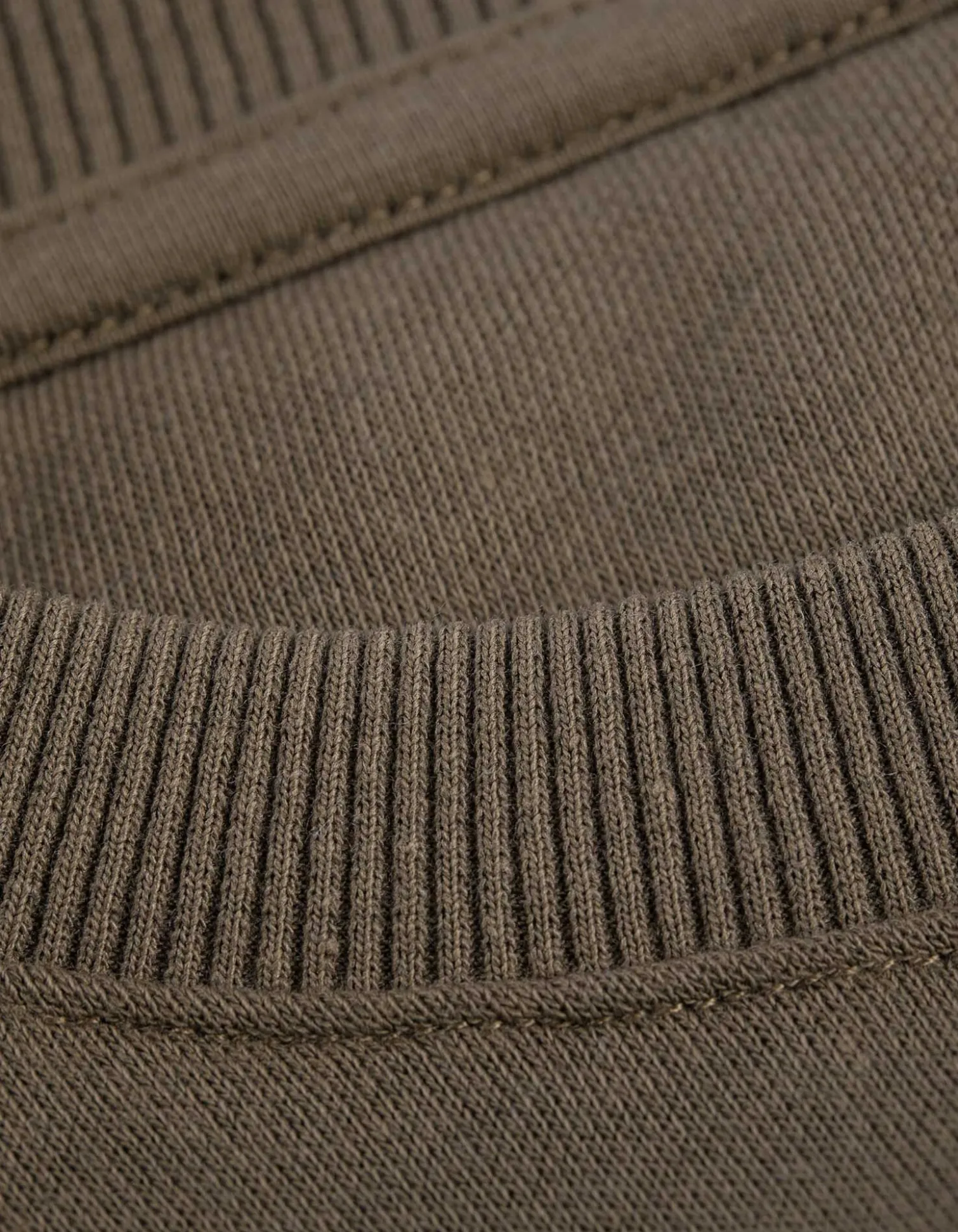 Sweatshirt - einfarbig - hellbraun