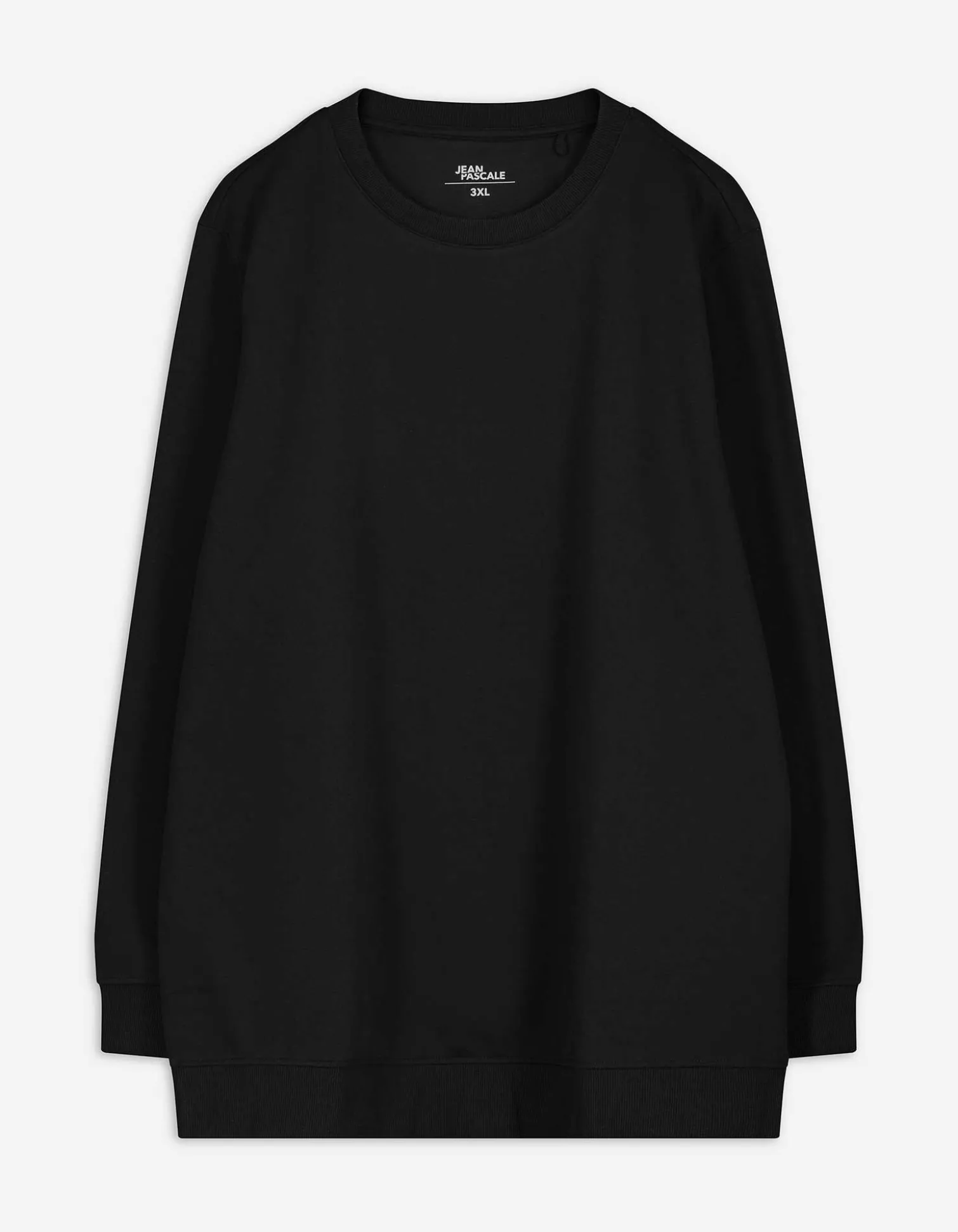 Sweatshirt - einfarbig - schwarz