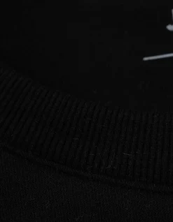 Sweatshirt - einfarbig - schwarz