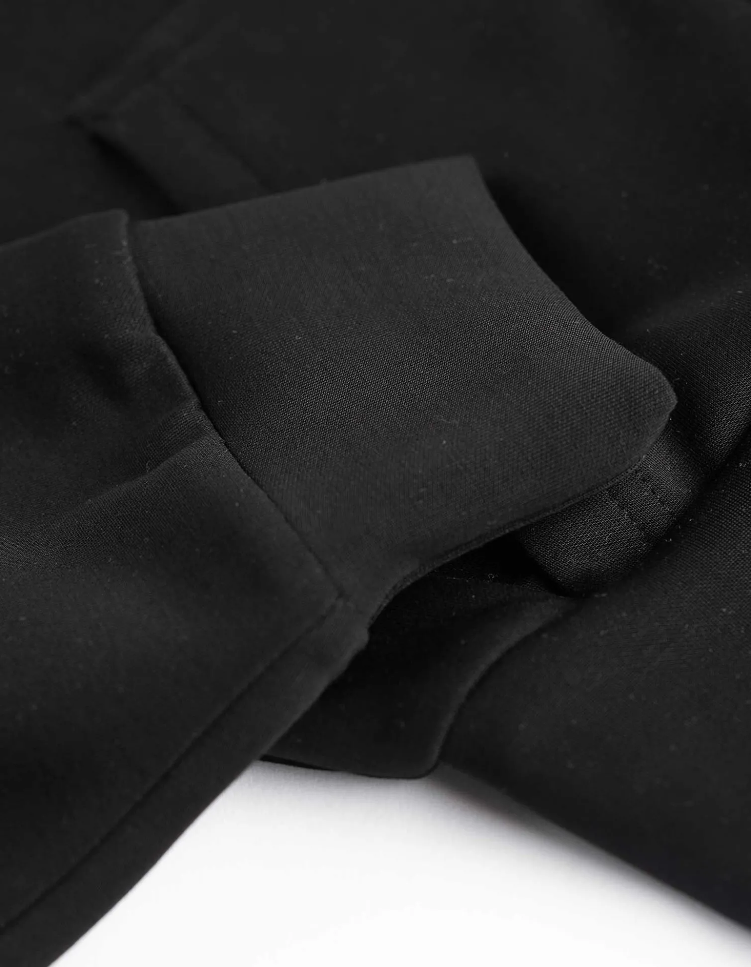 Sweatshirt - einfarbig - schwarz