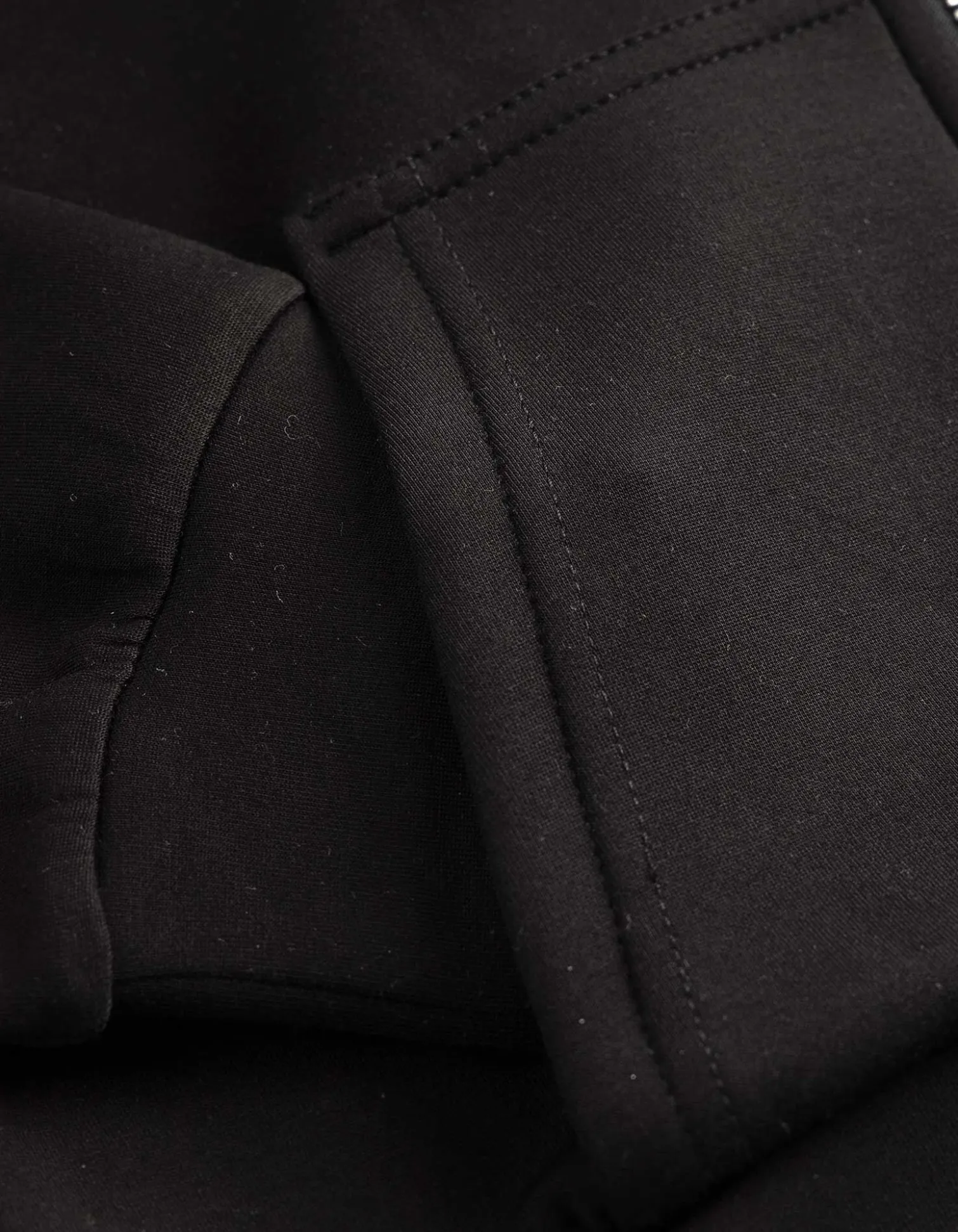 Sweatshirt - einfarbig - schwarz