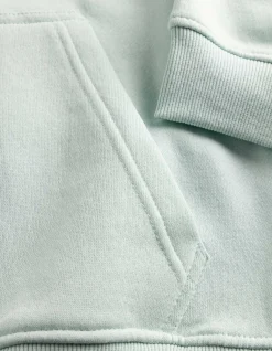 Sweatshirt - Kapuze - hellblau