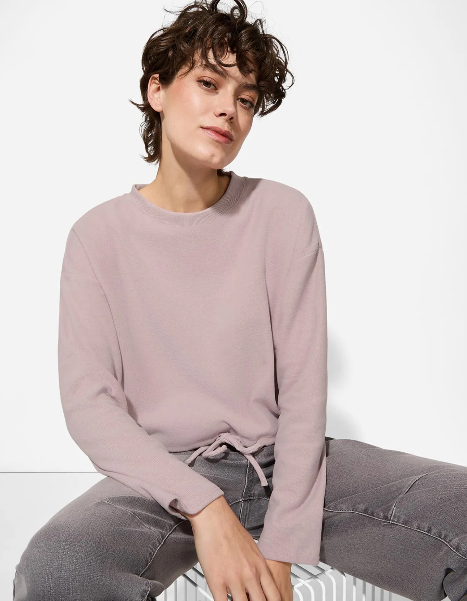 Sweatshirt - Kordel - lila