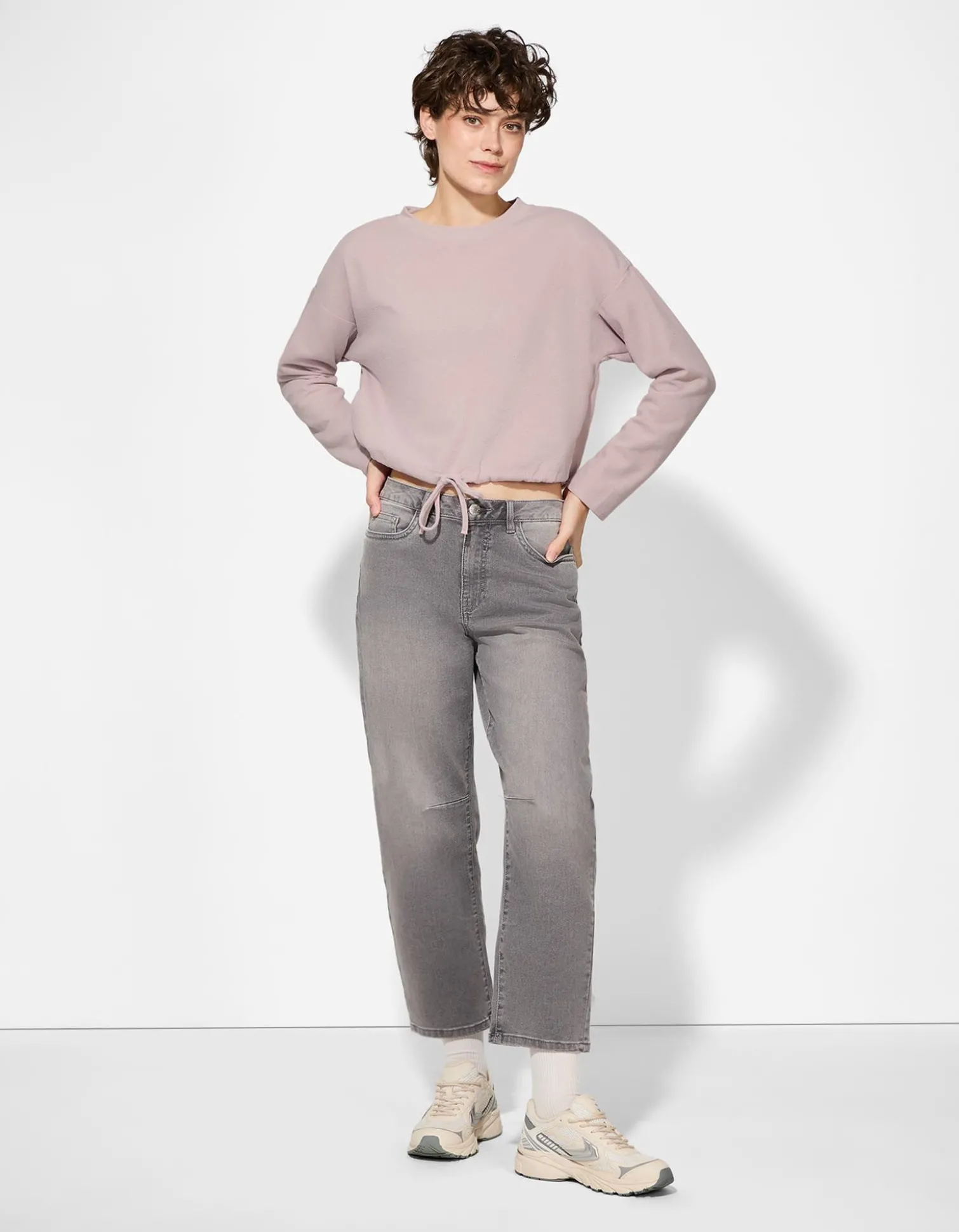 Sweatshirt - Kordel - lila