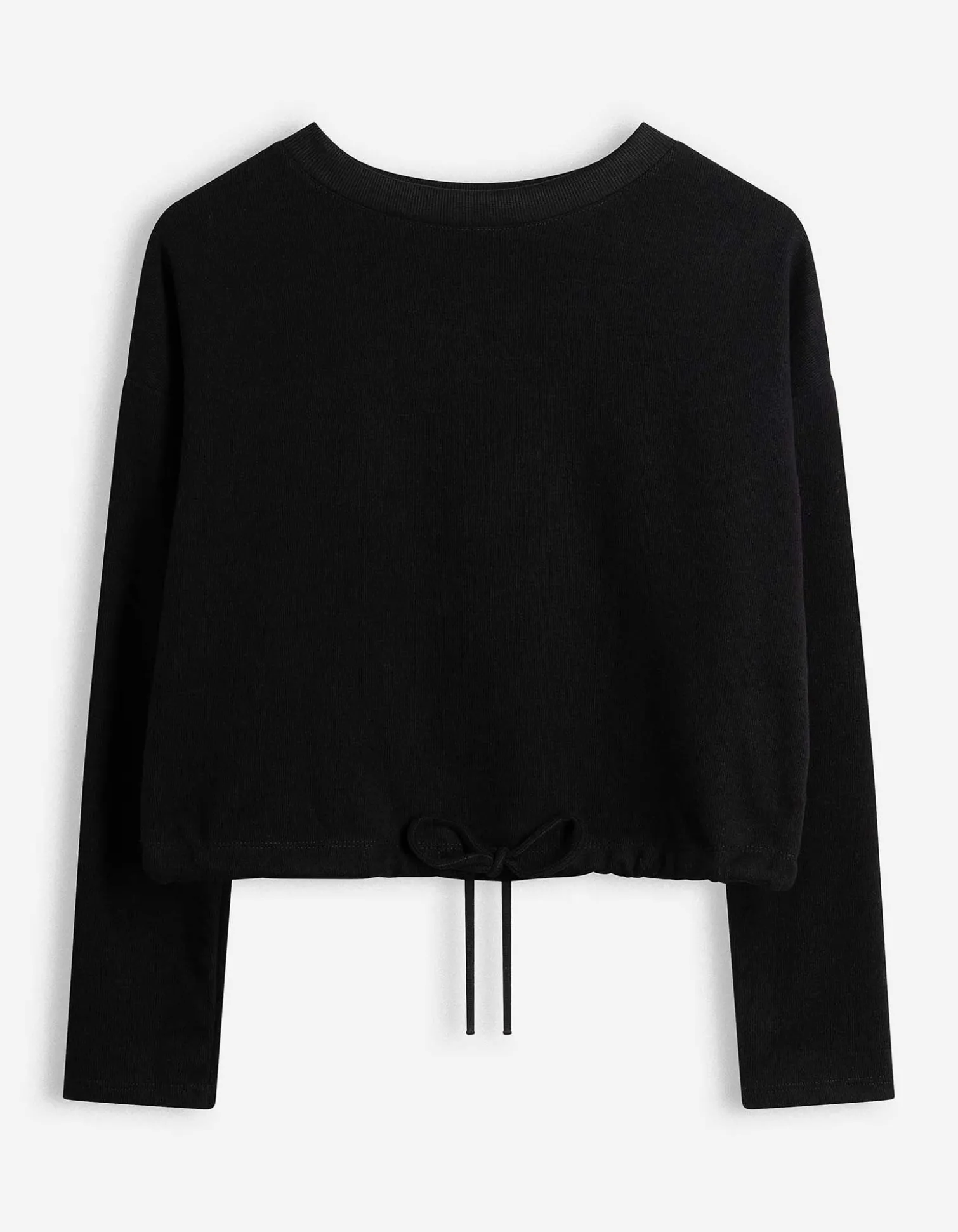 Sweatshirt - Kordel - schwarz