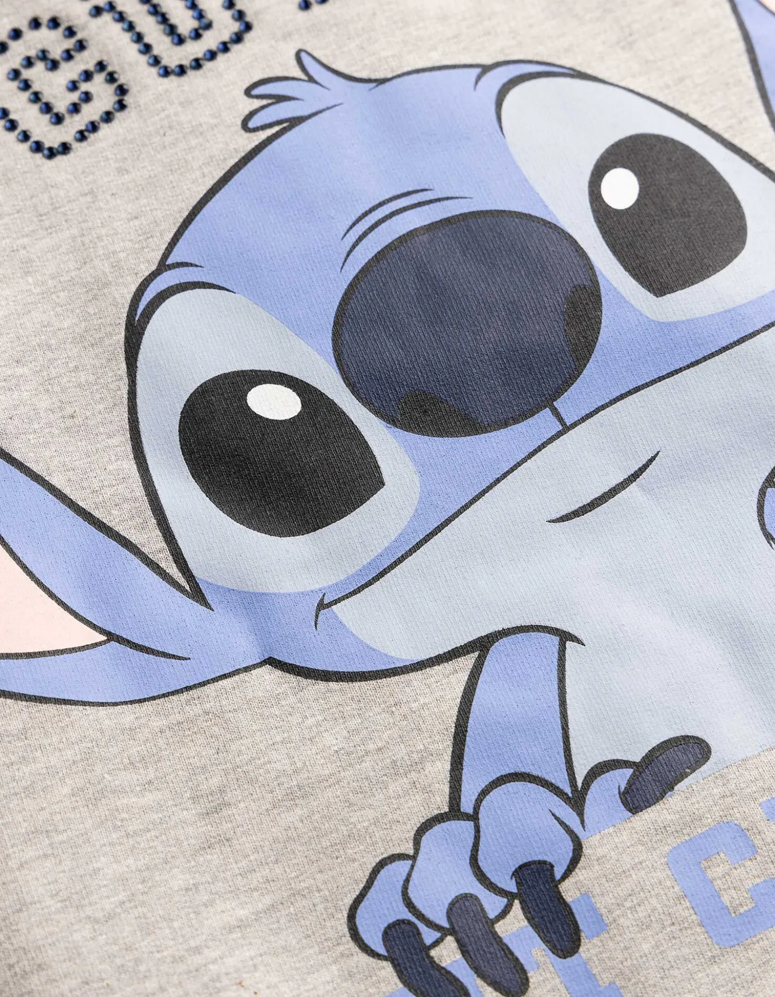Sweatshirt - Lilo & Stitch - hellgrau