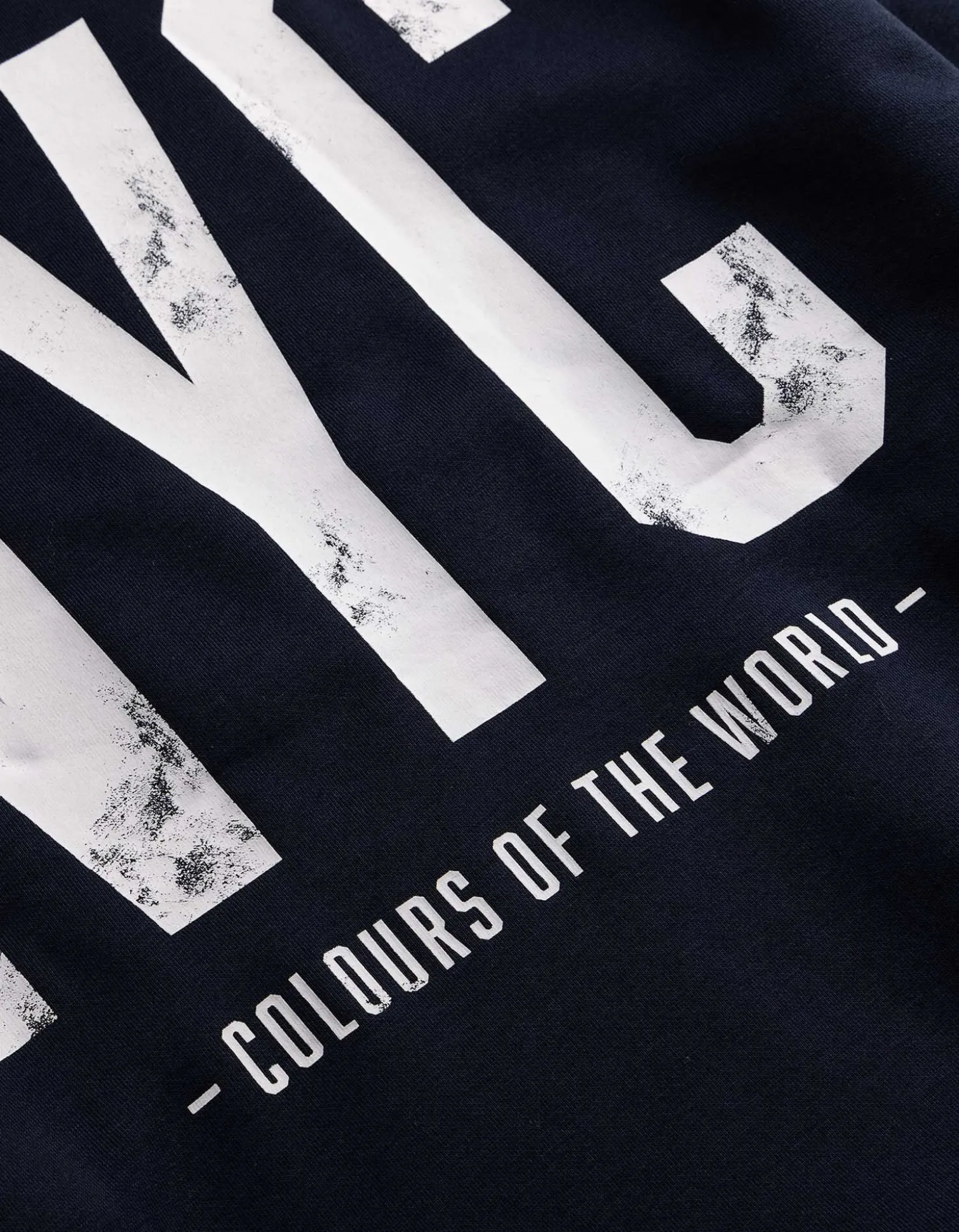 Sweatshirt - Rückenprint - dunkelblau