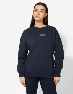 Sweatshirt - Rückenprint - dunkelblau