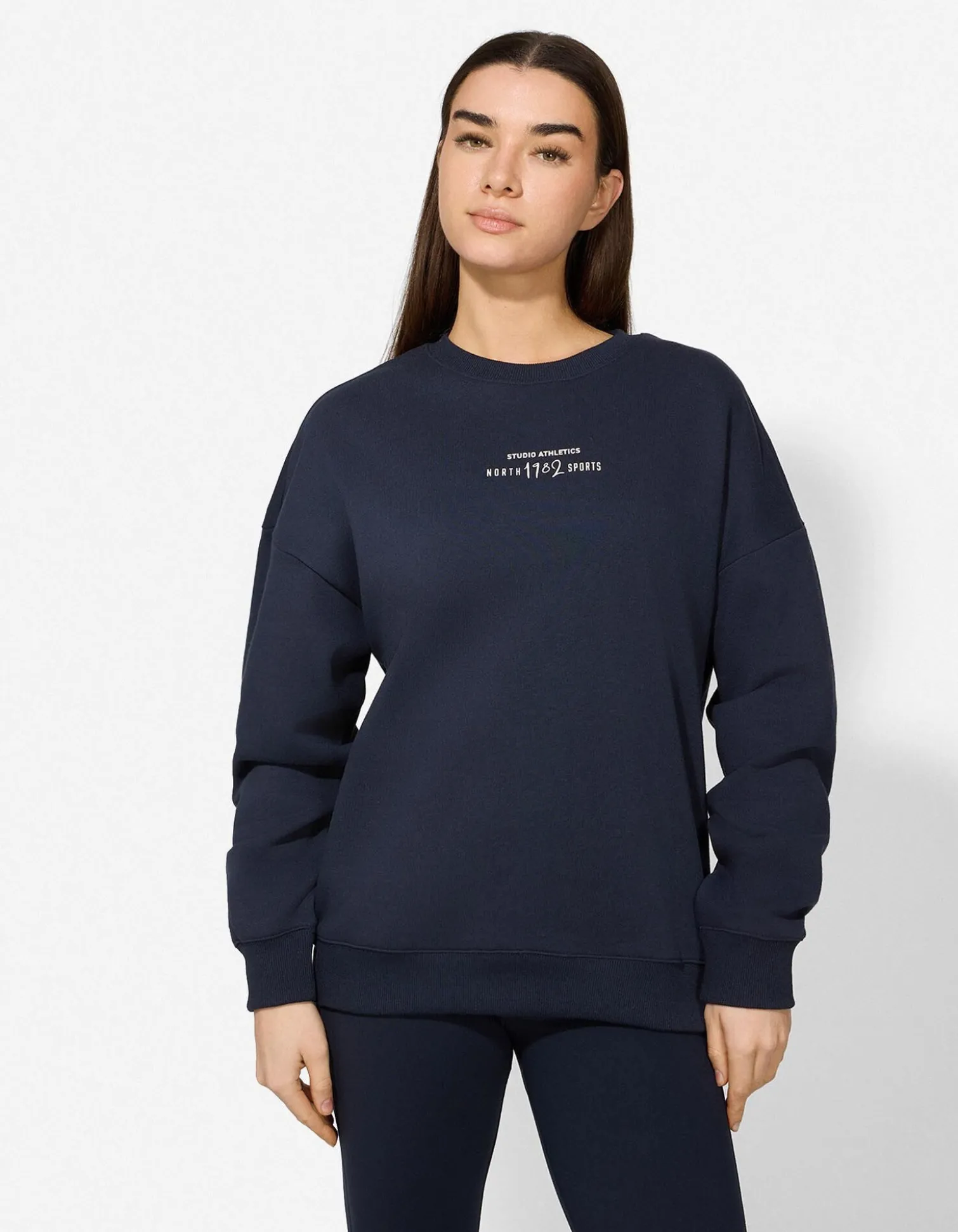 Sweatshirt - Rückenprint - dunkelblau