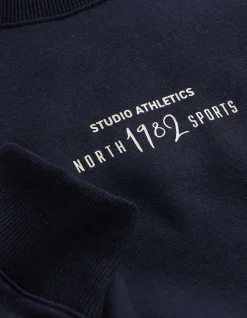 Sweatshirt - Rückenprint - dunkelblau