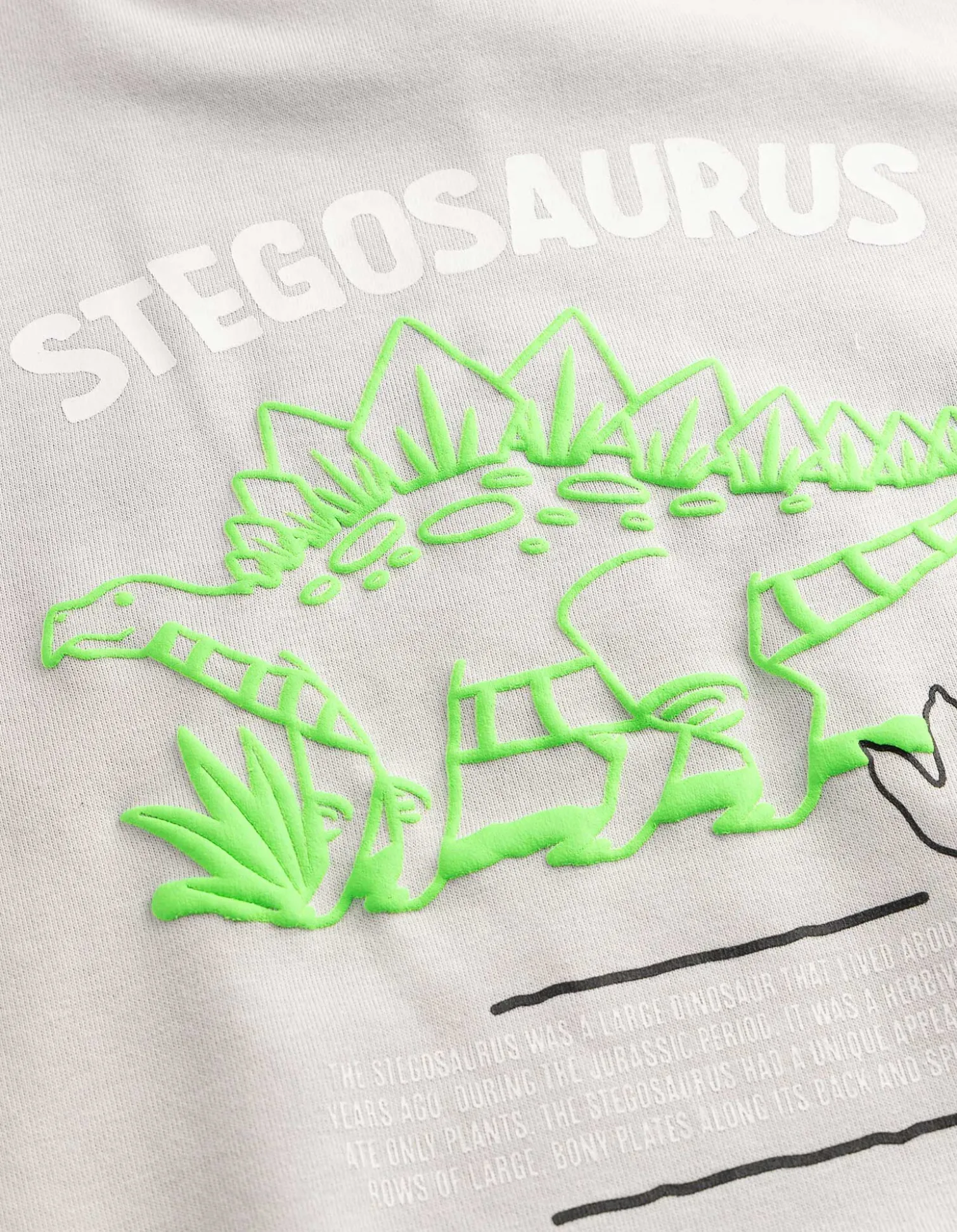Sweatshirt - Rückenprint - hellgrau