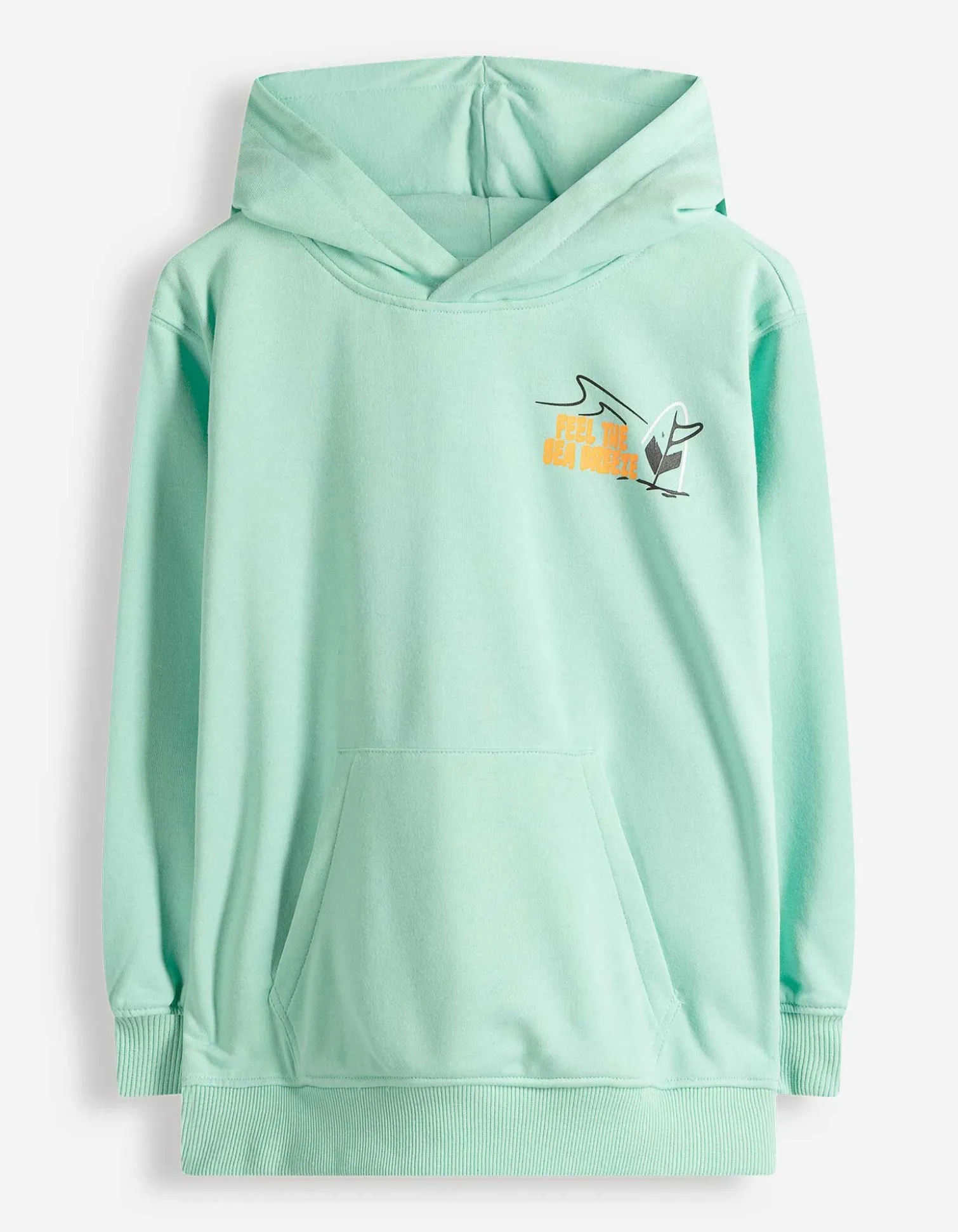 Sweatshirt - Rückenprint - hellgrün