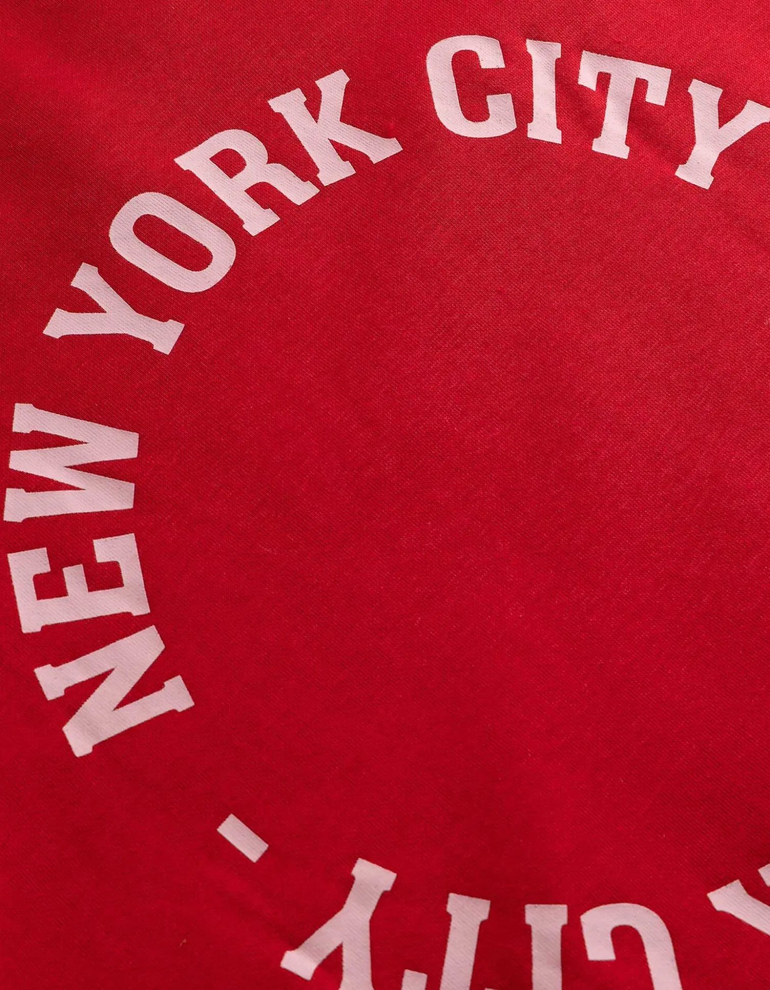 Sweatshirt - Rückenprint - rot