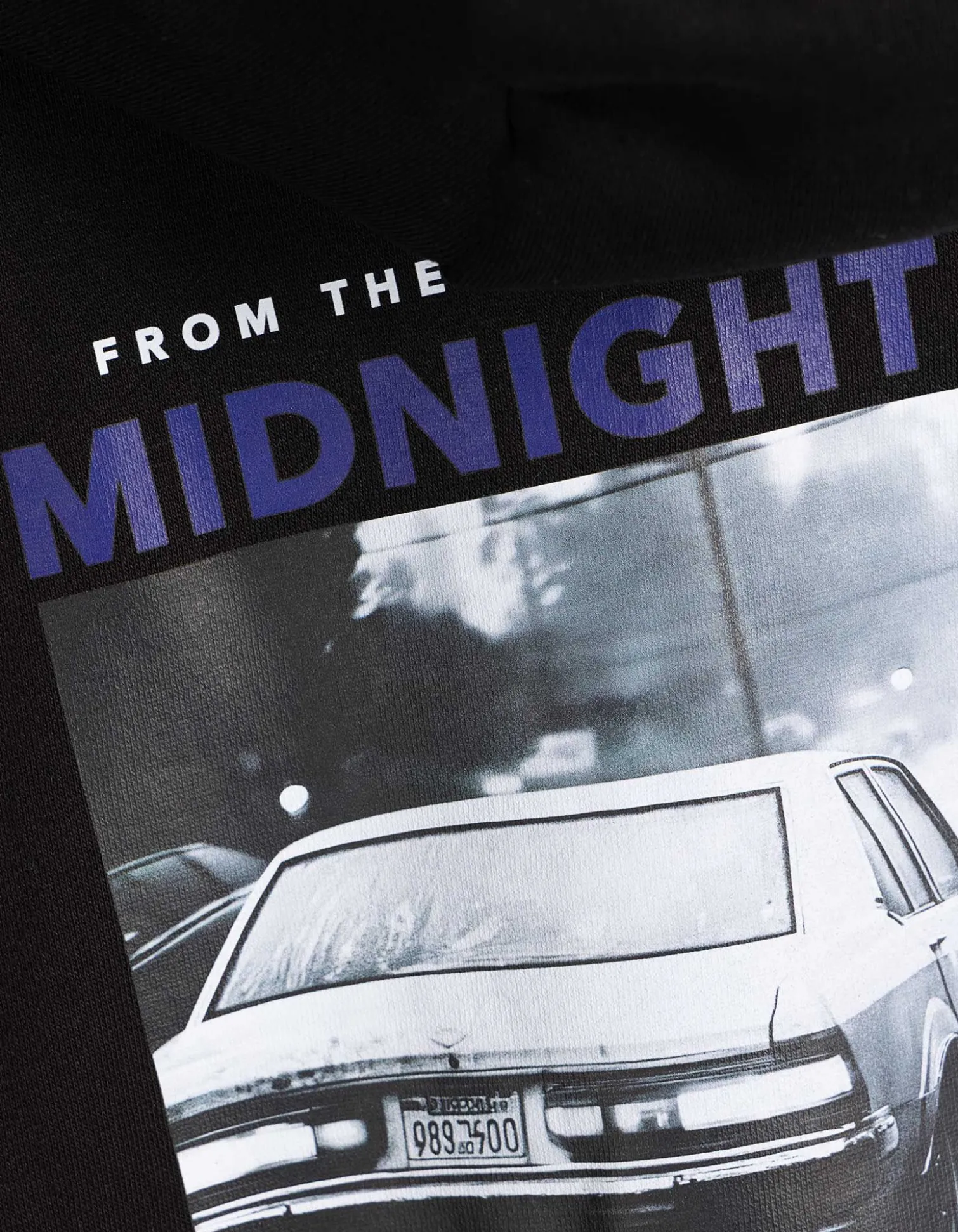 Sweatshirt - Rückenprint - schwarz