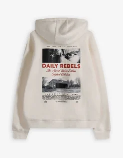 Sweatshirt - Rückenprint - weiß