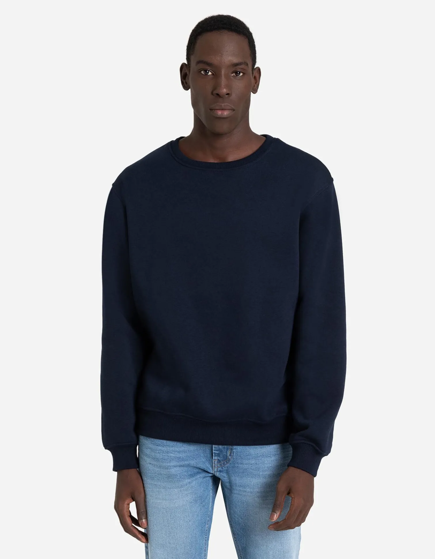 Sweatshirt - Relax Fit - dunkelblau