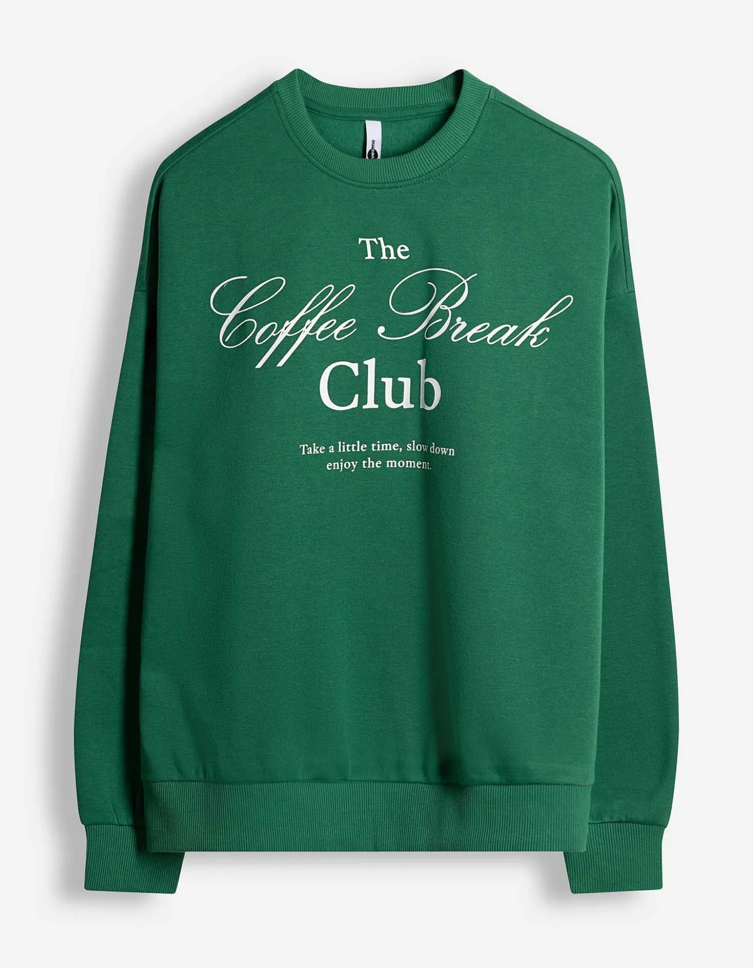 Sweatshirt - Relax Fit - grün