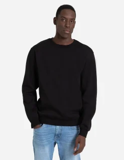 Sweatshirt - Relax Fit - schwarz