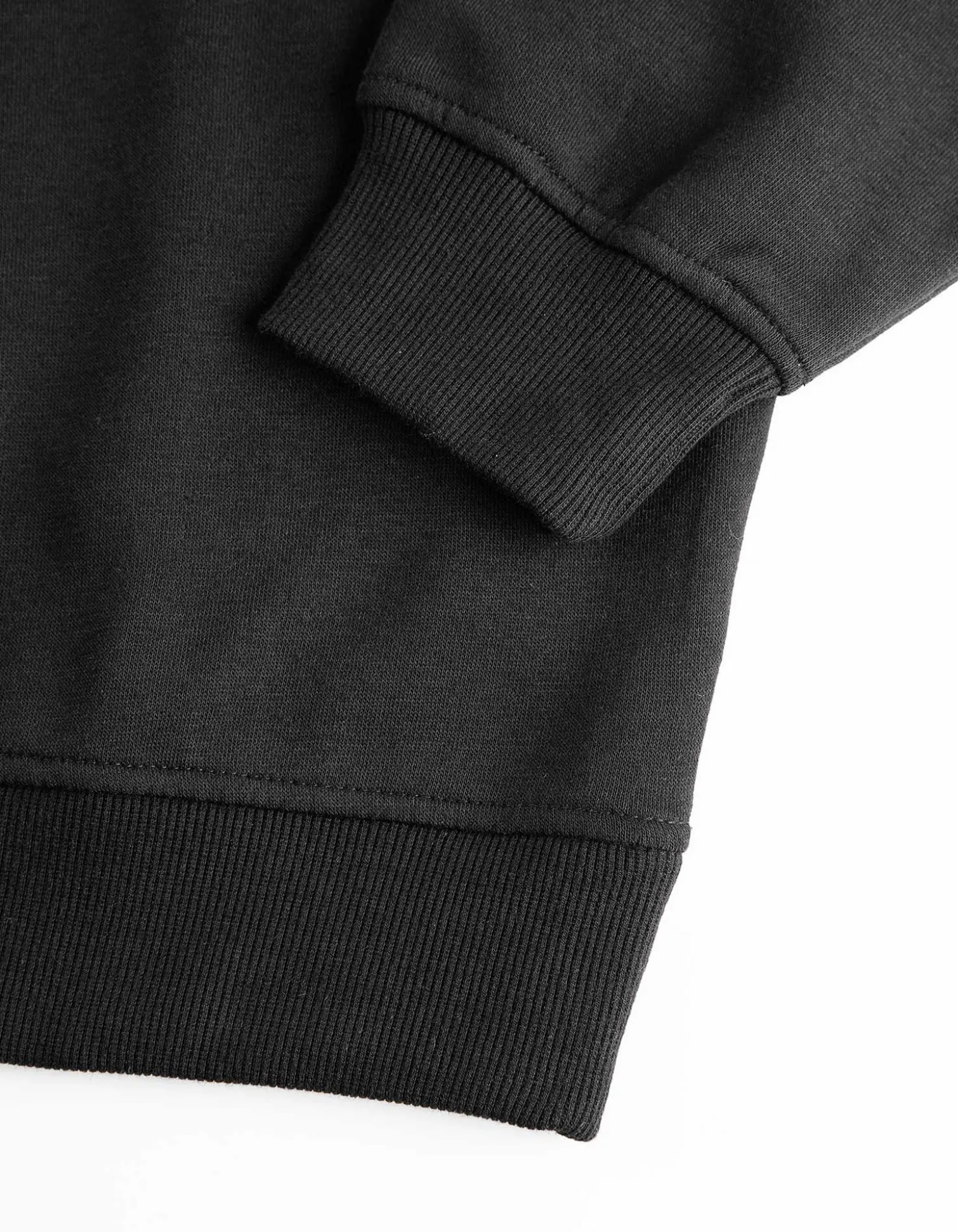 Sweatshirt - Relax Fit - schwarz