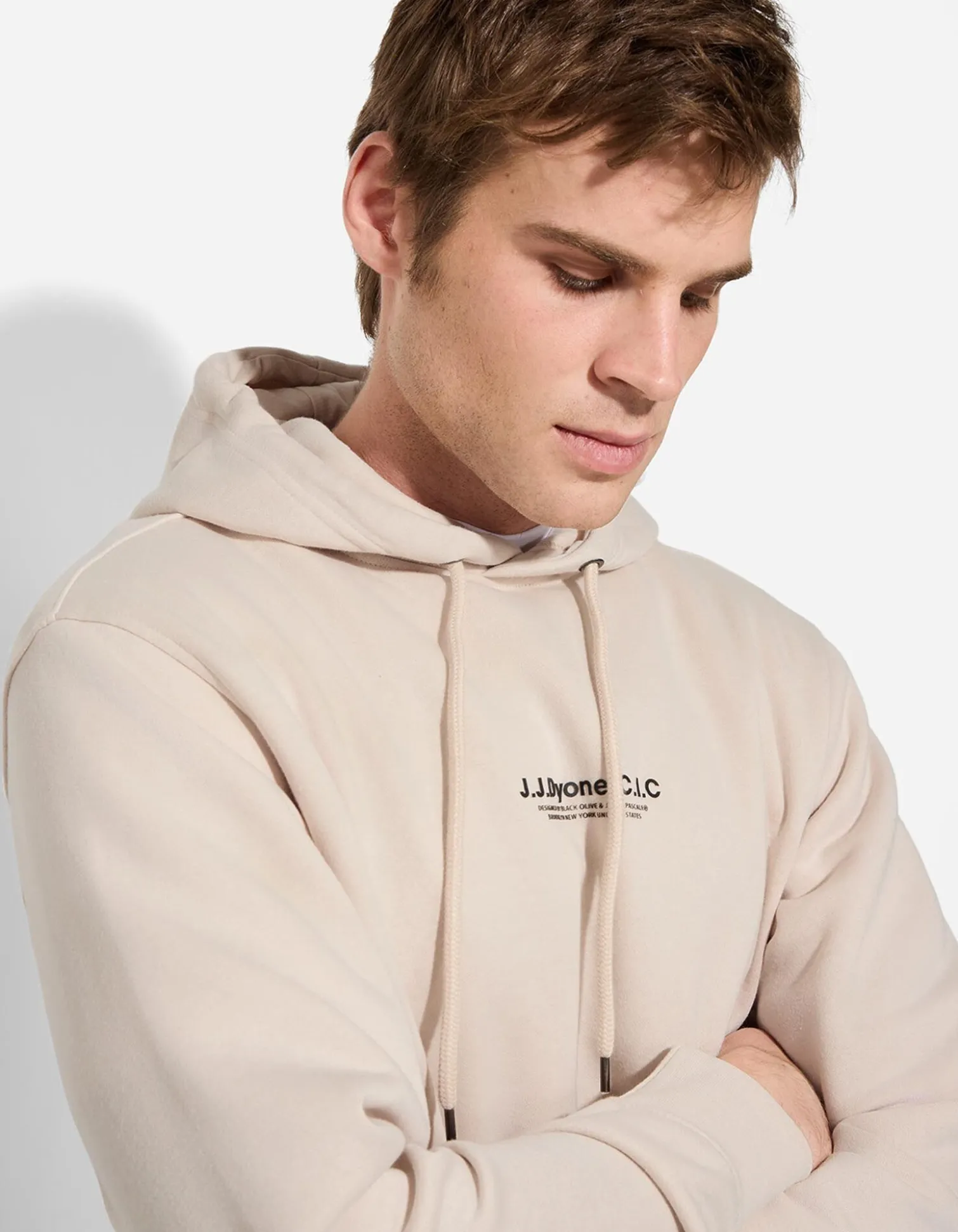Sweatshirt - Relax Fit - weiß