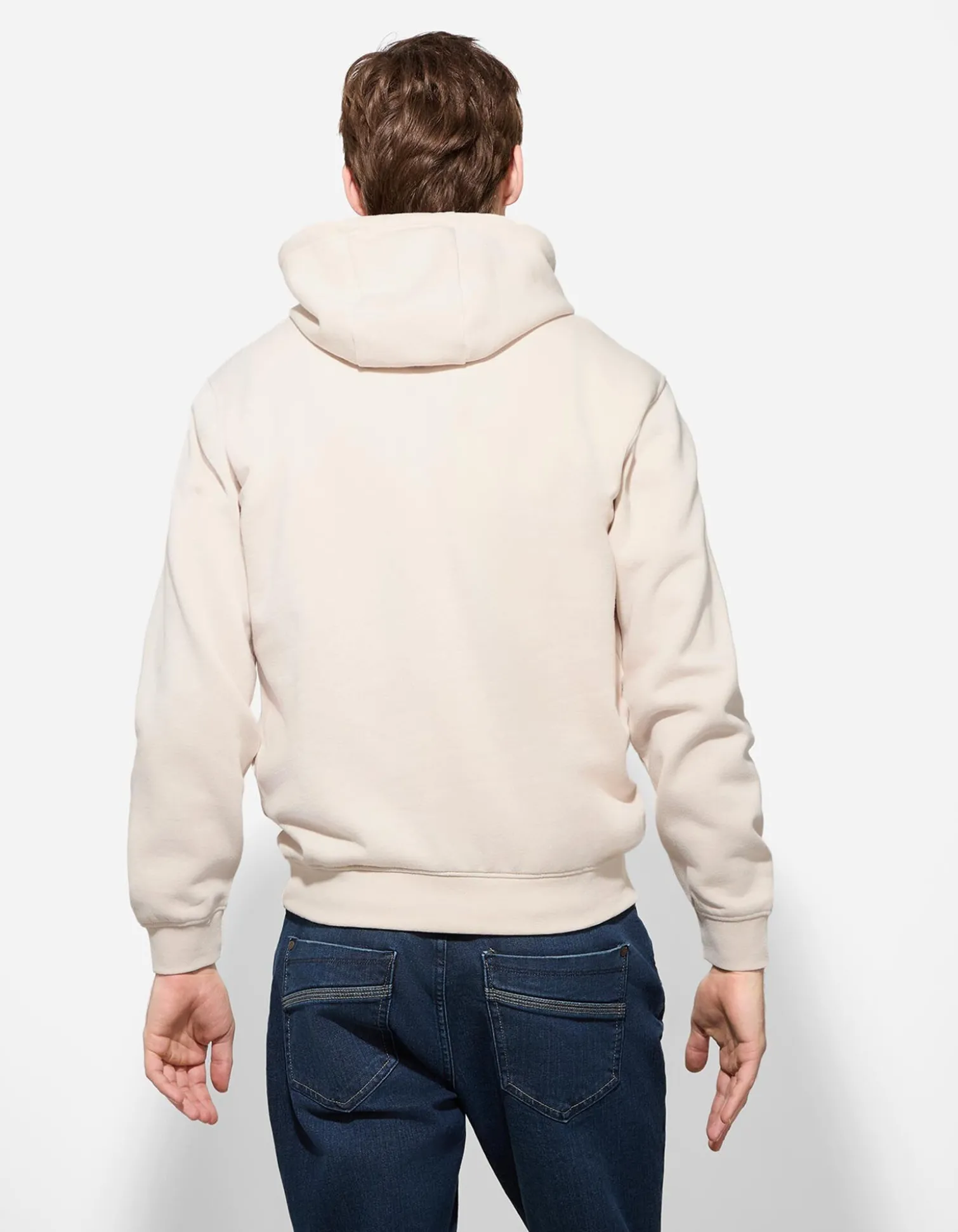 Sweatshirt - Relax Fit - weiß
