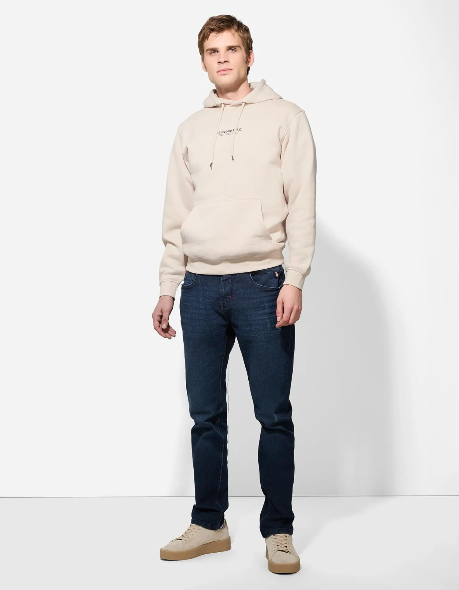 Sweatshirt - Relax Fit - weiß