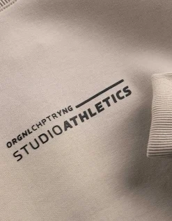 Sweatshirt - Scuba - beige