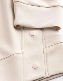 Sweatshirt - Scuba - beige