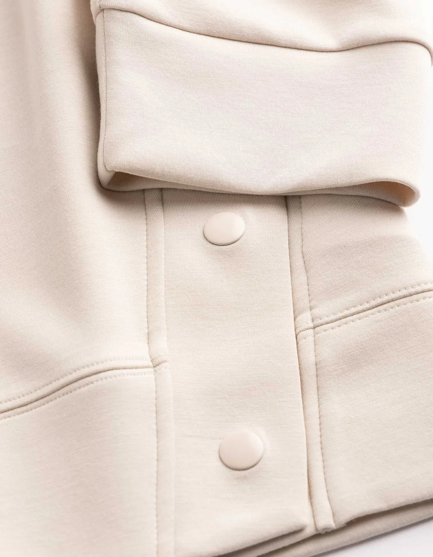 Sweatshirt - Scuba - beige