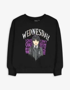 Sweatshirt - Wednesday - schwarz
