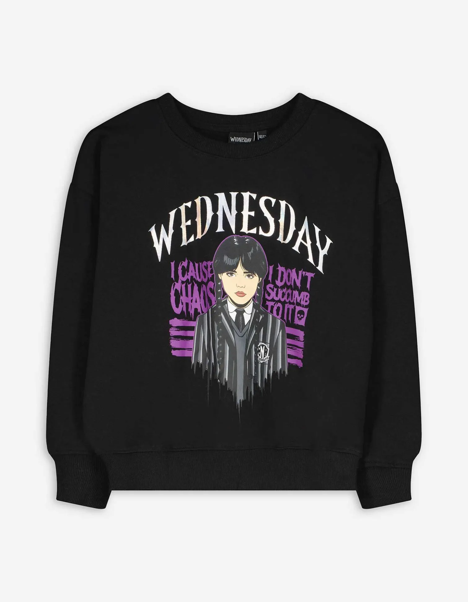 Sweatshirt - Wednesday - schwarz