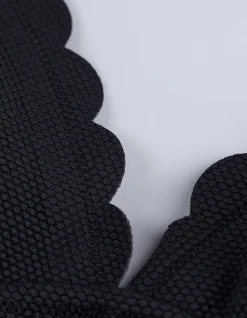 Tankini - Strukturiertes Material - schwarz