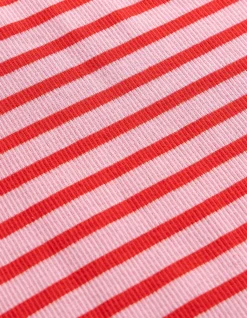 Tanktop - Rippenstruktur - Pink