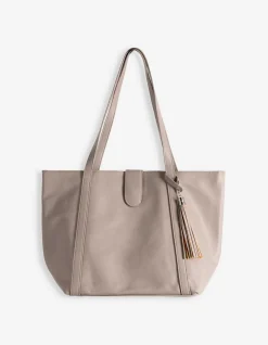 Tasche - Kunstleder - beige