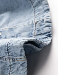 Tellerrock - light blue denim - hellblau