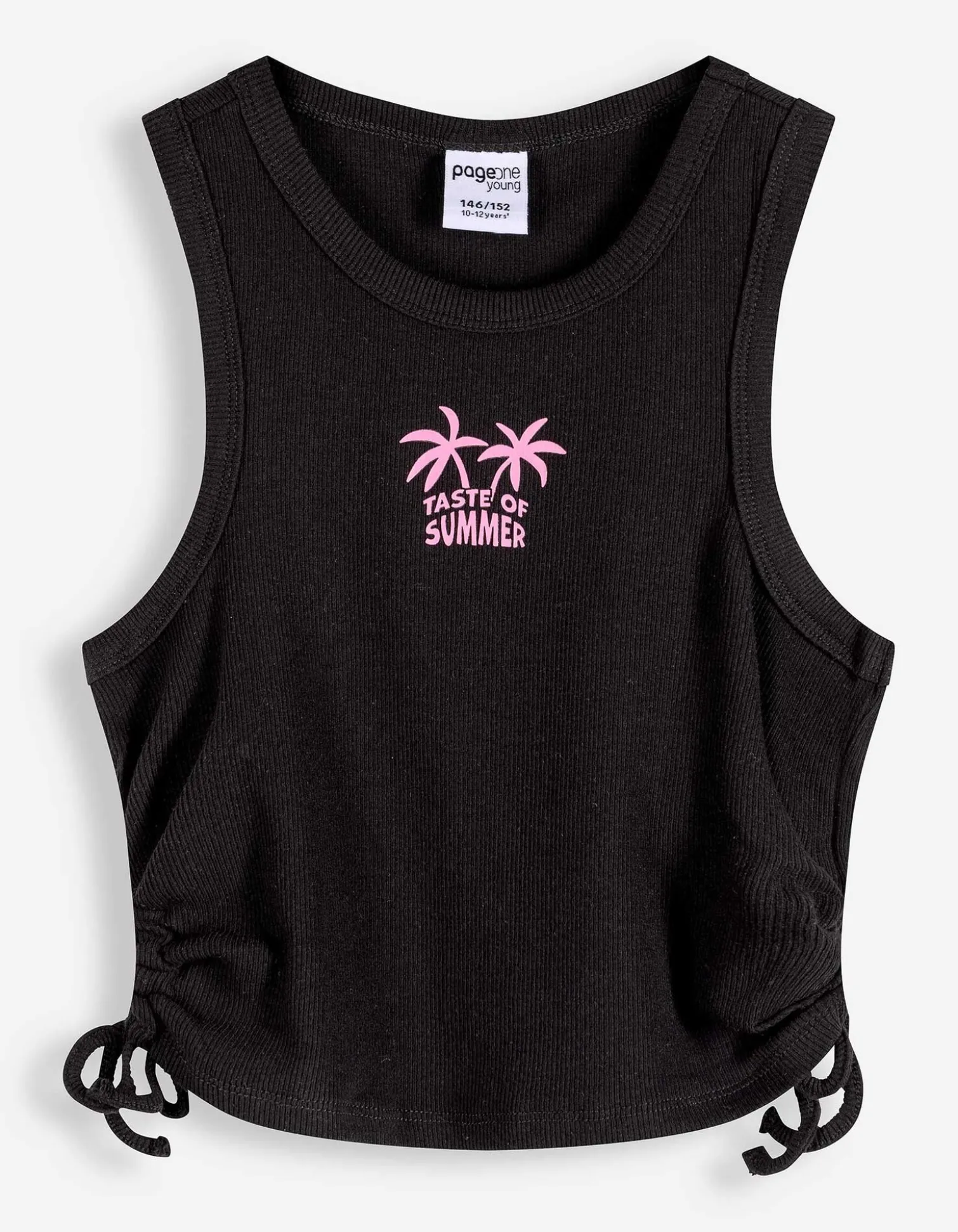 Top - Cut-Outs - schwarz
