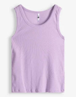 Top - Rippenstruktur - Pink