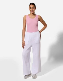Top - Rippenstruktur - Pink