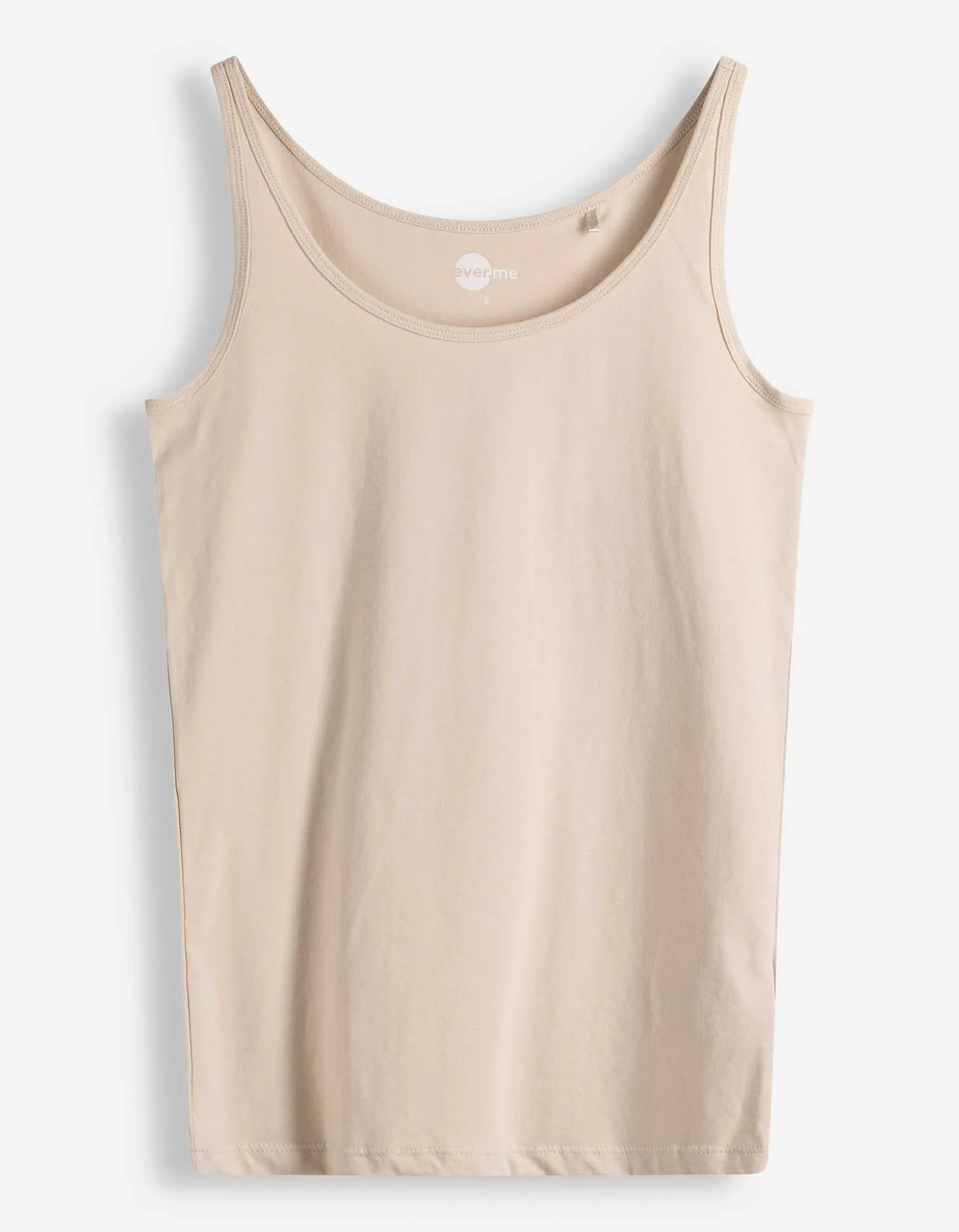 Top - Stretchanteil - Beige
