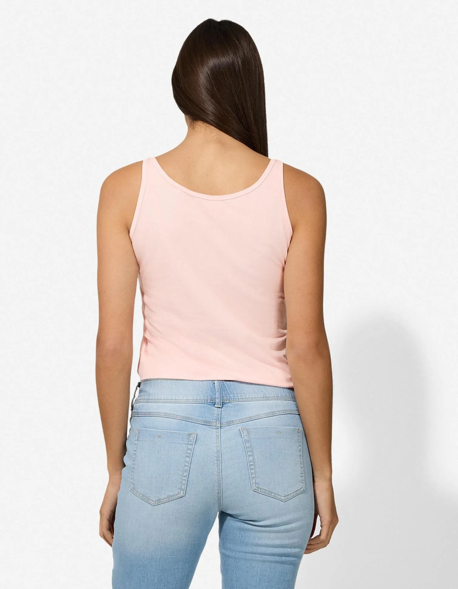 Top - Stretchanteil - rosa