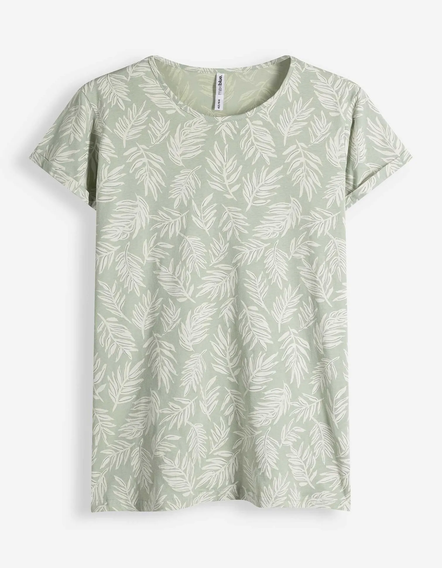 T-Shirt - Allover-Muster - grün