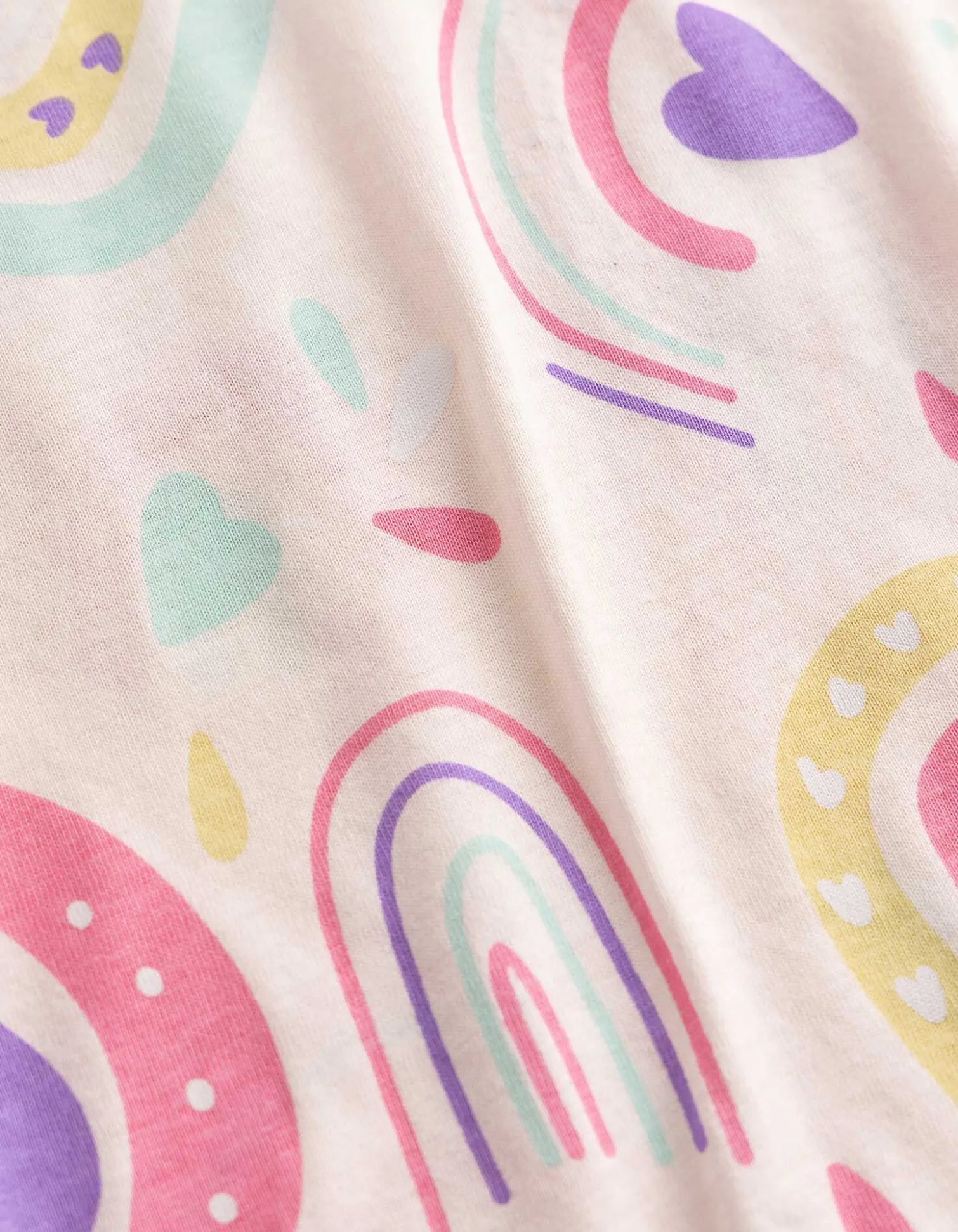 T-Shirt - Allover-Print - rosa